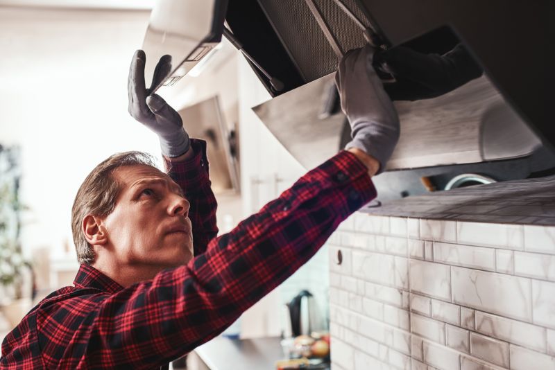 Kitchen Hood Installation